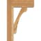 Ekena Millwork Legacy Block Rough Sawn Bracket w/ Offset Brace, Western Red Cedar, 6"W x 16"D x 24"H BKT0604X16X24LEC05RWR - alternate 3